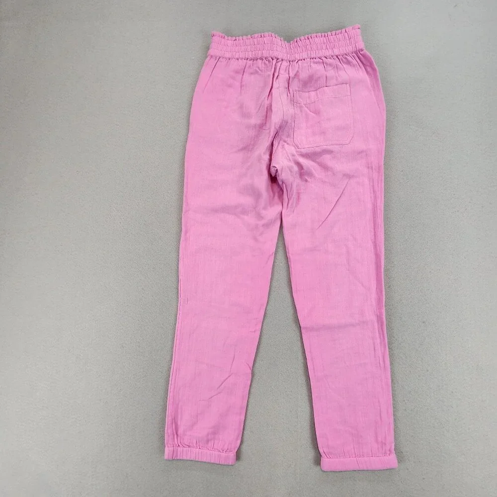 J. Crew Crewcuts Kids NEW Spring Wallace Pants Pink Drawstring‎ Casual Preppy 12